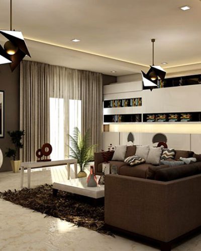 rectangular-white-coffee-table-near-brown-leather-sofa